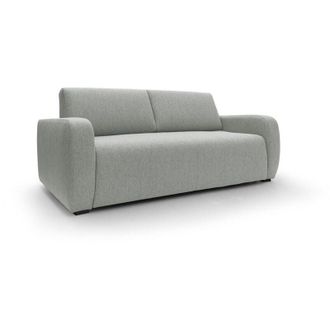 Divani.Store Divani.store - Duna Sof&aacute; Cama Convertible Con Colch&oacute;n De 20 Cm De Tela Suave Flameada E Impermeable 215 Cm (mat. 160x197) Gris Claro