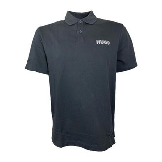 HUGO BOSS Polo Shirts, male, Black, L, Drocholo Polo Shirt