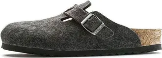 Birkenstock Boston Narrow Wool Felt Anthracite 0160373