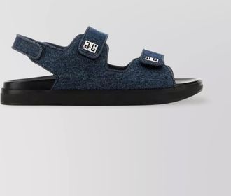 Givenchy denim flat sandals