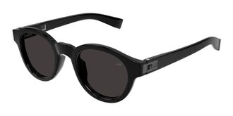 Dunhill DU0089S Asian Fit 001 Mens Sunglasses Black Size 48