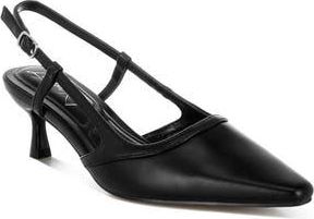 London Rag Luxton Kitten Heel Slingback Pump in Black at Nordstrom Rack, Size 9.5