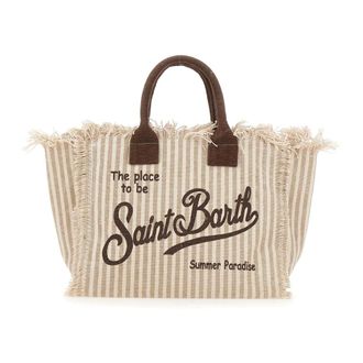 MC2 Saint Barth Tote Bags, female, Beige, Size: ONE SIZE Colette Handbag