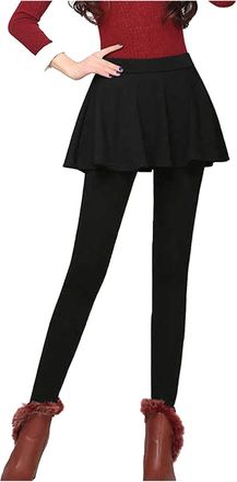 Generic Womens Romper High Waisted 2024 Seamless Leggings Skort Dress Running Pants Skirted Stretchy Tights Workout Pants Yoga Pants Skirt Skinny Pant Sexy Le