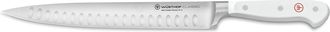 Wüsthof Classic White 9 Inch Carving Knife, Hollow Edge