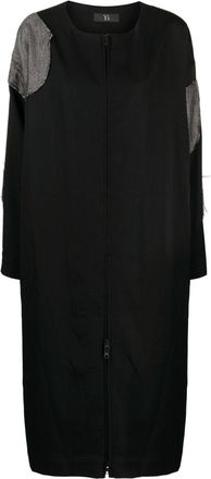Yohji Yamamoto zip-up wool dress - women - Wool - 2 - Black
