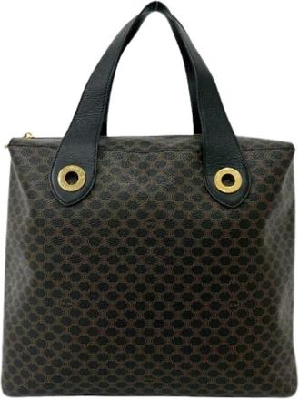 Celine Pre-owned Vintage Tote Bag - Dames - Vintage Shopper - Zwart - ONE Size - Leer - Vintage