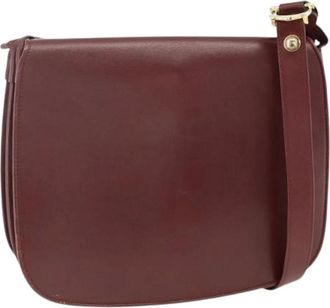 Cartier Pre-owned Cross Body Bags, female, Red, Size: ONE SIZE Pre-owned Vintage Shoulder Bag