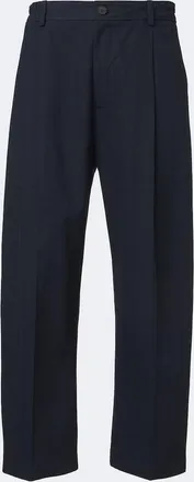 STUDIO NICHOLSON Shire pleated cotton wide-leg pants