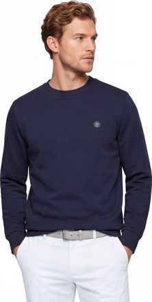 HUGO BOSS BOSS Black trui donkerblauw ronde hals