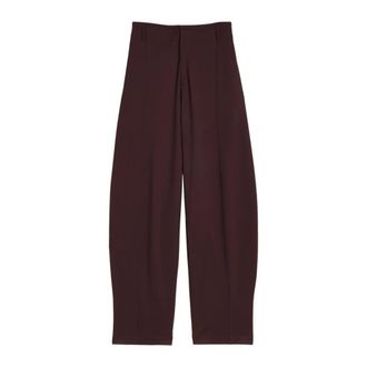 Christophe Lemaire Straight Trousers, female, Red, XL, Dark Cherry Volume Trousers
