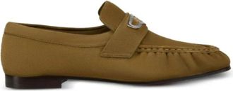 Christian Louboutin Mocallista Loafers - Dames - Loafers - Bruin - 40 EU - Su&egrave;de - Schoenen