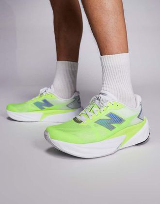 New Balance Fuelcell Rebel v5 - Sneakers da corsa da uomo color giallo fluo