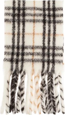 Burberry Wol sjaal - unisex - Wintersjaals - Beige - ONE Size - Wol - Accessoires