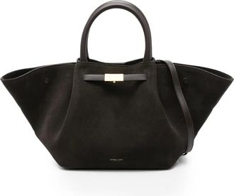 DeMellier Borsa tote The Midi New York in pelle scamosciata - Marrone