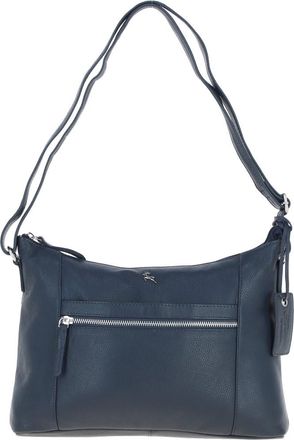 Ashwood Leather Womens Milano Real Essentials Crossbody Bag - Navy - One Size