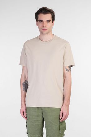 MC2 Saint Barth Dover L T-shirt In Taupe Cotton