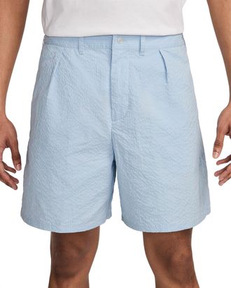 Nike Mens Seersucker Shorts In Armory Blue