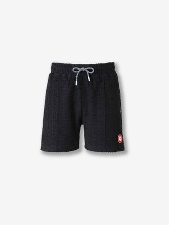 Casablanca Monogram Towelling Bermuda Shorts