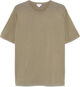 Sunspel cotton knit T-shirt - men - Cotton - S - Green