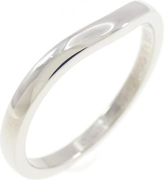 Cartier Platinum Platinum 950 Band Ring (Pre-Owned)