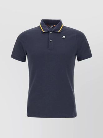 K-Way cotton piqu&eacute; polo shirt