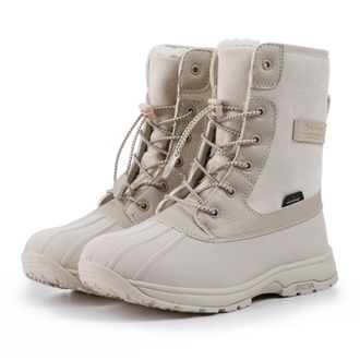 Luhta Winterboots LUHTA TUTTU MS, Damen, Gr. 36, natural wei&szlig;, Synthetik, Textil, Schuhe Winterboots, wasserdicht, gef&uuml;ttert, mit Gummilaufsohle, mit Schnel