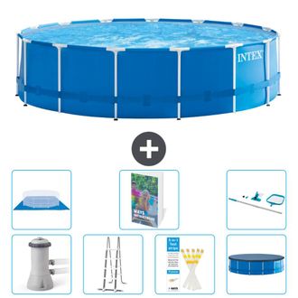 Intex Piscina Con Estructura Redonda - 457x122 Cm - 8-piezas S573