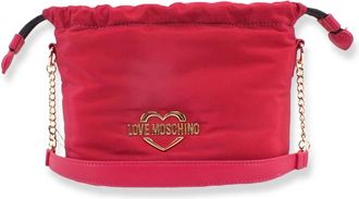 Love Moschino Bucket Bag - Dames - Schoudertassen - Roze - ONE Size - Nylon - Tassen