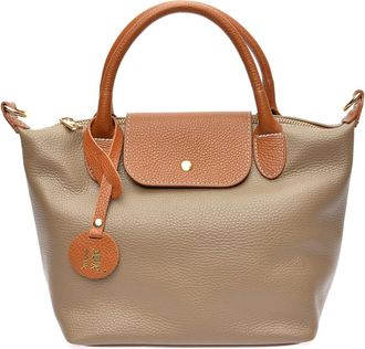 Anna Luchini Beige Leren Tas
