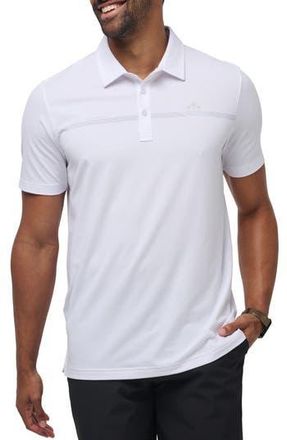 Travis Mathew Bay Break Chest Stripe Polo in White at Nordstrom Rack, Size Xx-Large