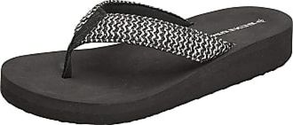 Generic Dunlop Womens Low Wedge Flip Flops, Toe Post Sandals (Gretta, UK Footwear Size System, Adult, Women, Numeric, Medium, 4)