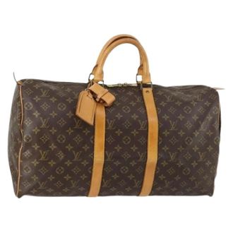 Louis Vuitton Pre-owned Weekend Bags, male, Brown, Size: ONE SIZE Pre-owned Keepall Bag