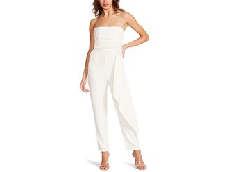Steve Madden Harlen Jumpsuit Womens Jumpsuit & Rompers One Piece Ivory : SM (US 4), Polyester