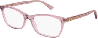 Gucci Logo Frame - Dames - Brillen - Roze - 52 MM - Accessoires