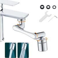 OEM Aireador De Grifo Giratorio De 1440&deg; - 2 Chorros Con Adaptador De 20/22/24 Mm Para Cocina O Ba&ntilde;o, M91006 - Crezuo