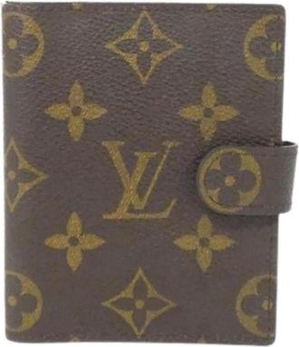Louis Vuitton Pre-owned Wallets, female, Brown, Size: ONE SIZE Pre-owned Canvas Home-Office Wallet