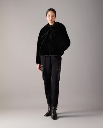 Moose Knuckles Womens Eaton Reversible Bunny