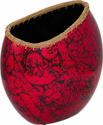 Wanderlust Deco Wanderlust Deco - Jarr&oacute;n De Cer&aacute;mica Rojo 35x18,5x37,5