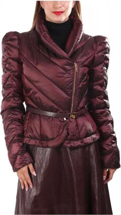 Elisabetta Franchi Dames, Jassen, Rood, Maat: XL Nylon