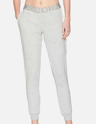 Calvin Klein Womens Statement 1981 Jogger, Heather Grey - Size: None/10