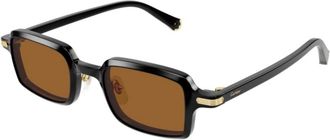 Cartier Accessoires, unisex, Zwart, ONE Size, Stijlvol Model Zonnebril