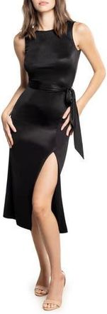 Dress The Population Karlie Sleeveless Body-Con Midi Cocktail Dress in Black at Nordstrom Rack, Size Xx-Small