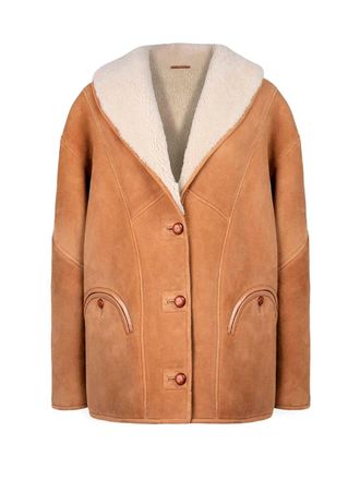 Blaz&eacute; Milano Tatoosh Shearling Coat