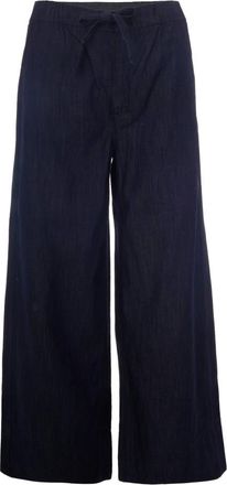 Max Mara Jeans, Dames, Blauw, S, Katoen, Wide Jeans