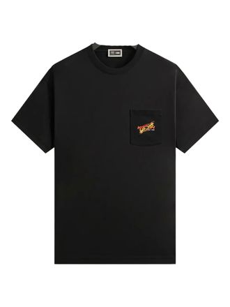 Kith T-shirt con taschino - Nero