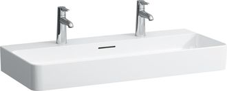 Laufen Laufen - Lavabo Val, Bajo Encimera, 2 Agujeros Para Grifer&iacute;a, Con