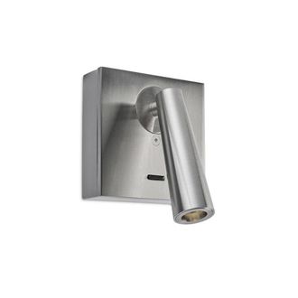 Netlighting Gamma LED Wall Reading Light Satin Nickel 175lm 2700K in Grey