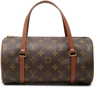 Louis Vuitton Pre-owned Papillon 26 - Dames - Vintage Handtas - Bruin - ONE Size - Leer - Vintage