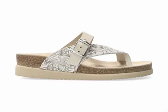 Mephisto Womens Helen Thong Sandals In Fog/ginkgo
